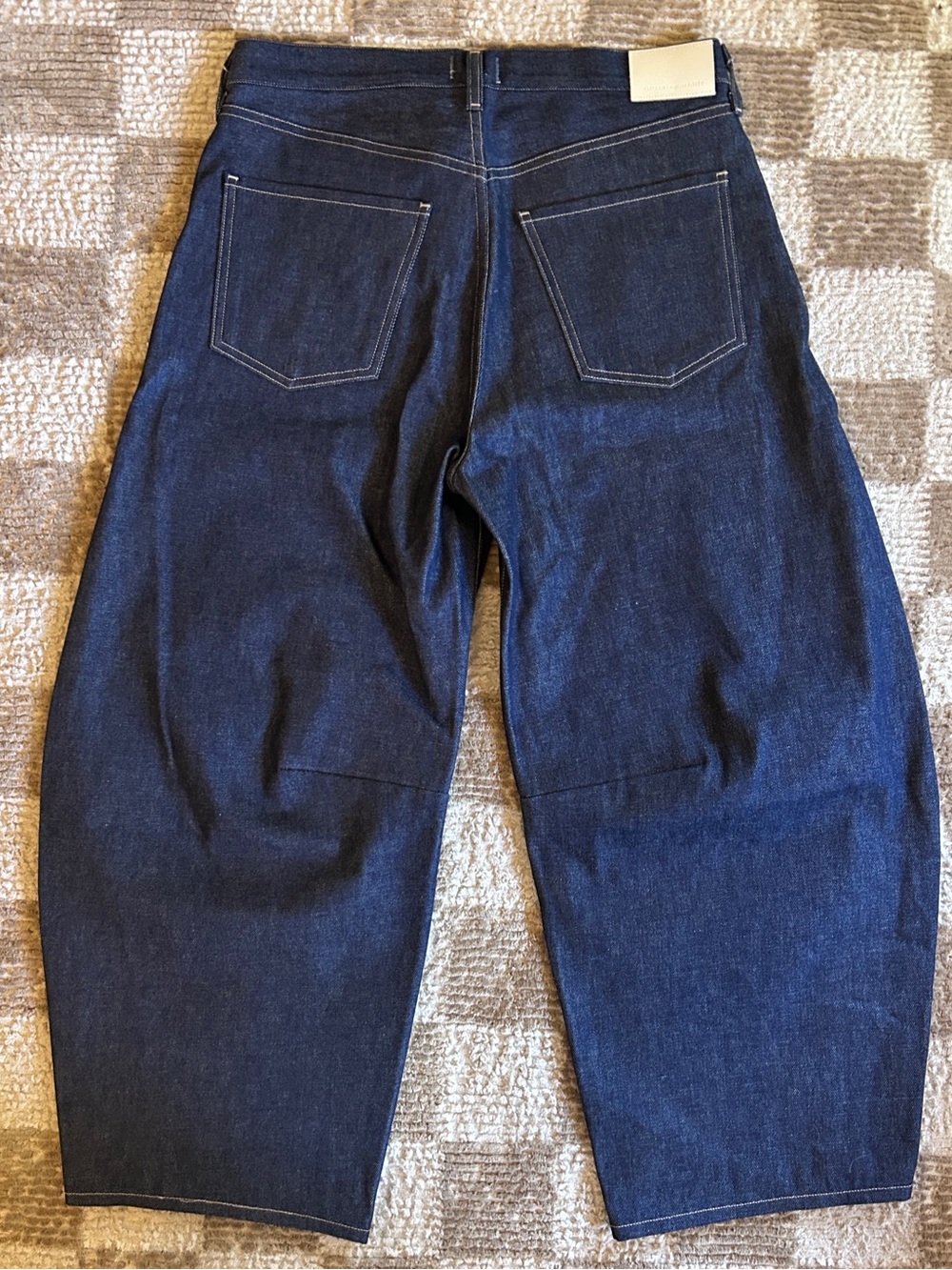 NWOT Citizens Of Humanity Horseshoe Barrel Stiff Jeans in Dark Indigo - Picture 4 of 9